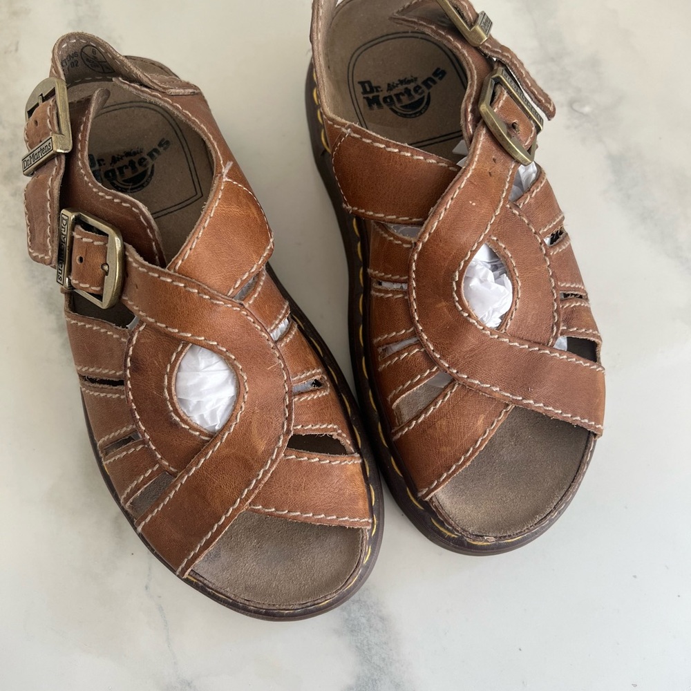 Dr. Martens Vintage Y2K Overlap Twist Fisherman Sandals, US 9 Women’s